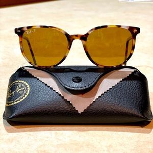 Polarized Rayban Elliot Havana Sunglasses